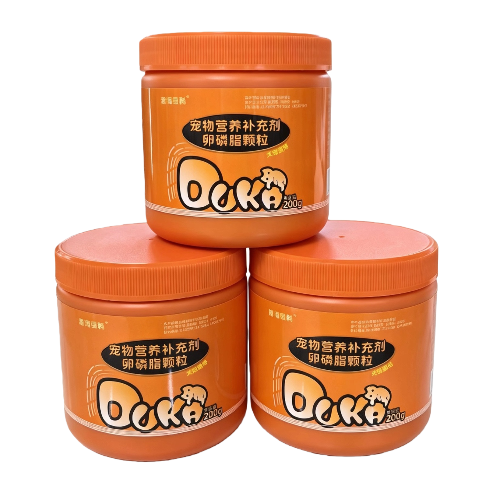 Orange can pet probiotic nutritional supplement, lecithin granules, soft granules, OEM, dog and cat pet nutritional supplement health product factory, lecithin soft chewable tablets Item Picture