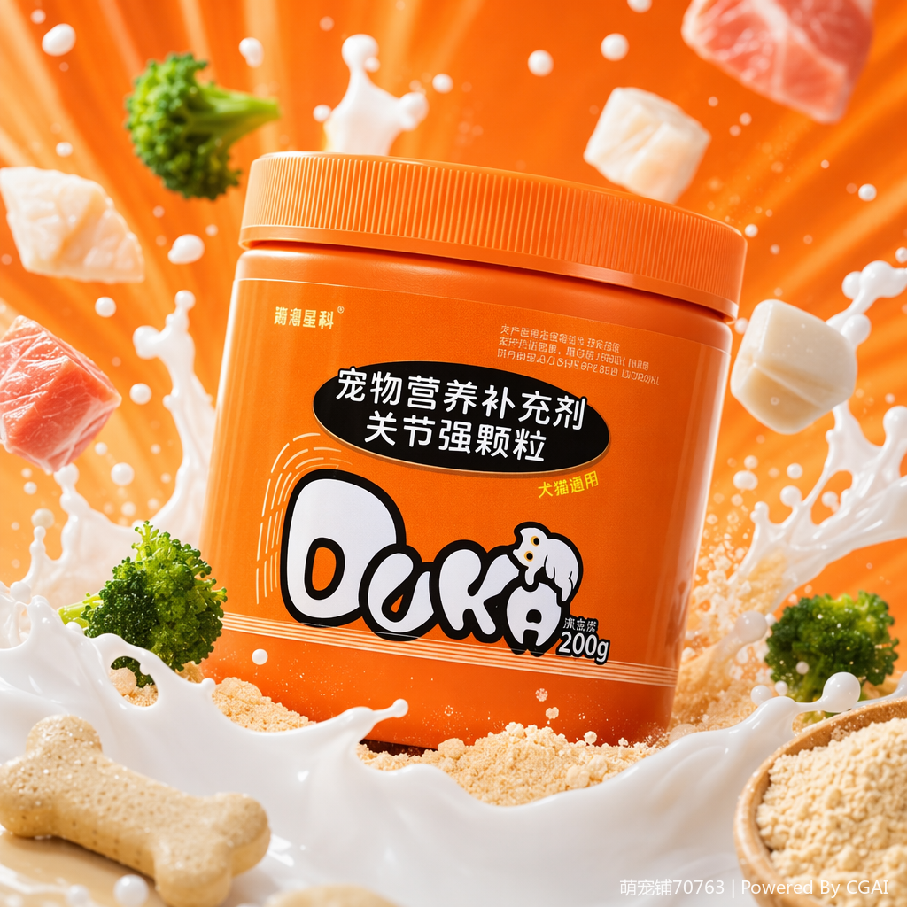 罐装宠物益生菌关节强营养补充剂颗粒软颗粒贴牌代工狗狗猫咪宠物营养补充剂补钙保健品工厂卵磷脂软咀嚼片