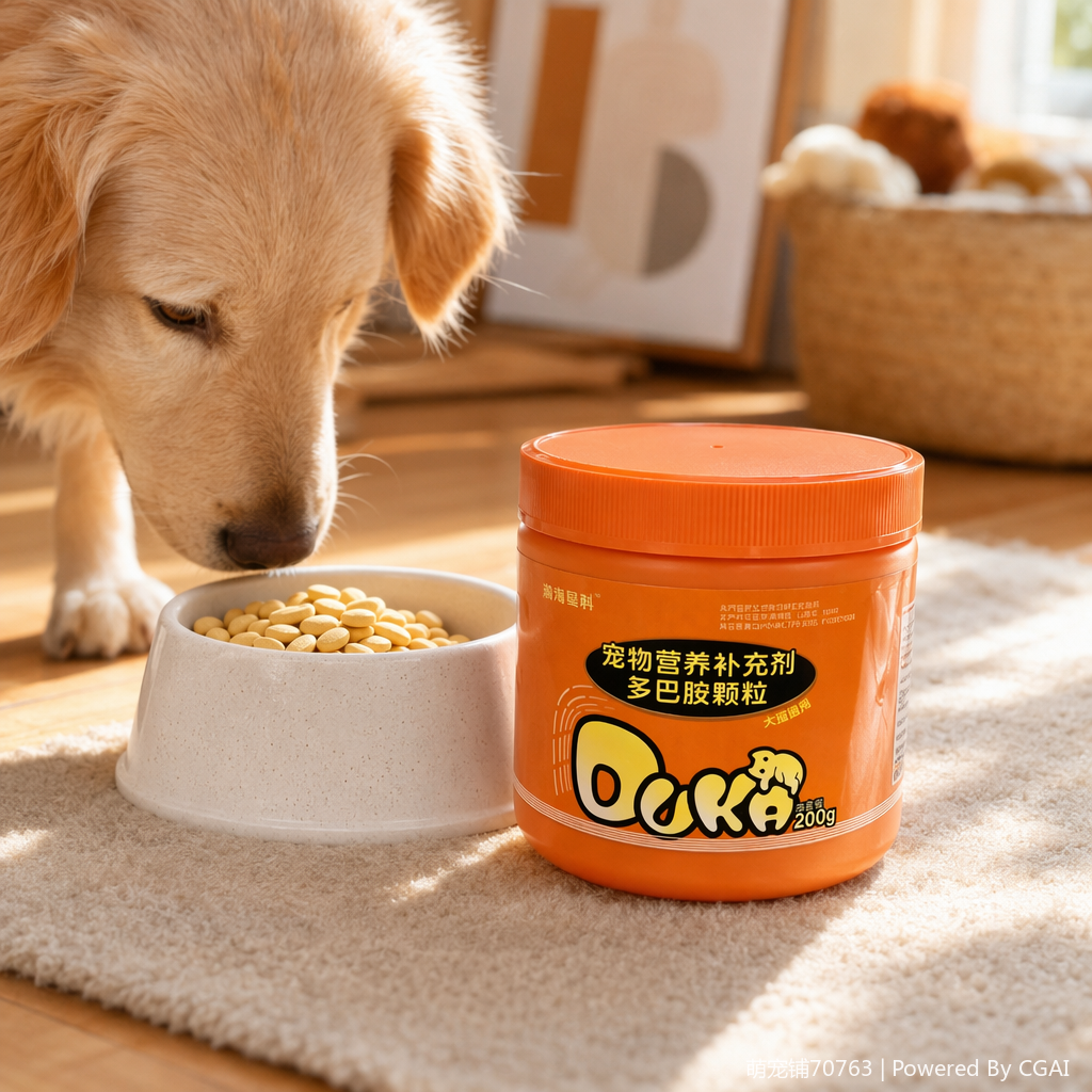 Orange canned pet nutritional supplement, dopamine granules, pet health products, pet health products, probiotics Specification image