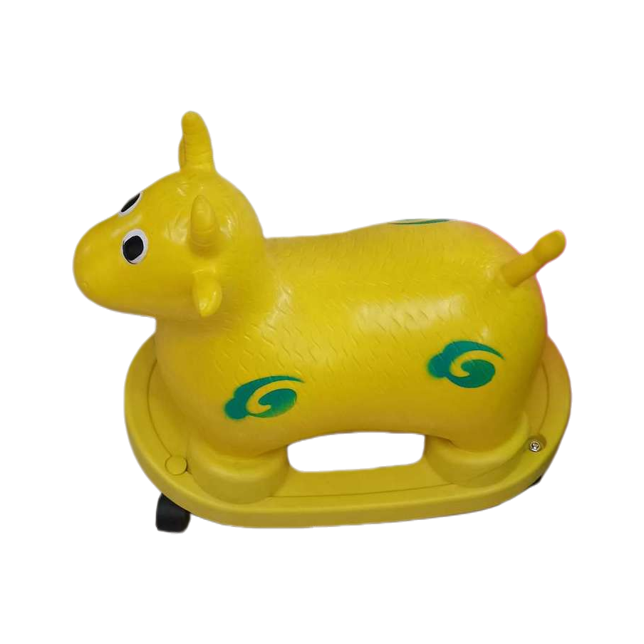 Yellow inflatable toys, cows, other inflatable toys, indoor and outdoor children's play Inflatable toys Item Picture