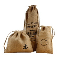 Linen bags + flood control linen bags, tote bags, drawstring bags, cotton and linen confidential shipping packaging bags Item Picture
