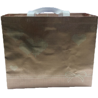 棕色心形礼品手提袋  轻便耐用 Item Picture