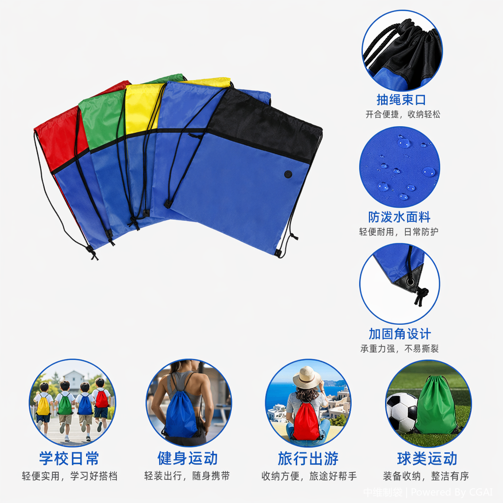 Plastic hand-held shopping bags, underwear packaging, folding bags, grab portable