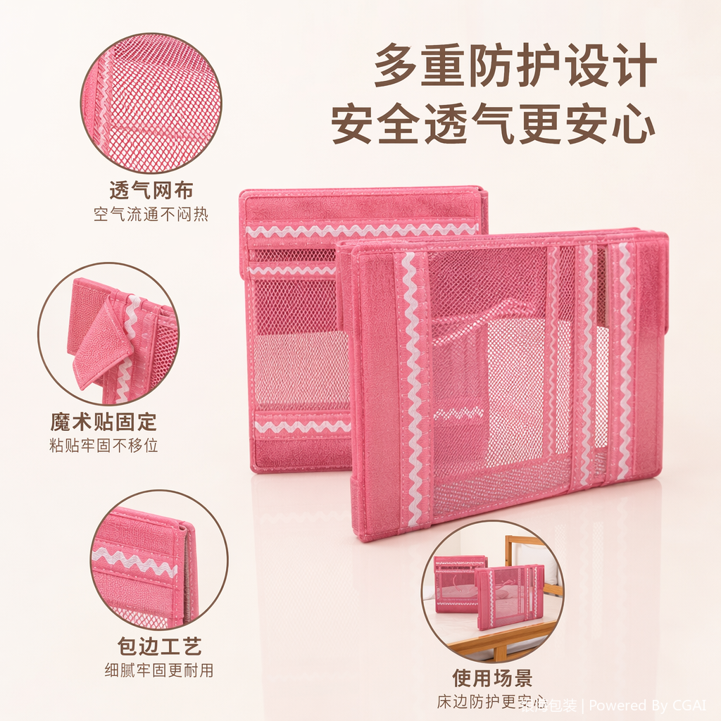 粉色雕花纸制礼盒跑步灯节日礼品包装手提外卖袋