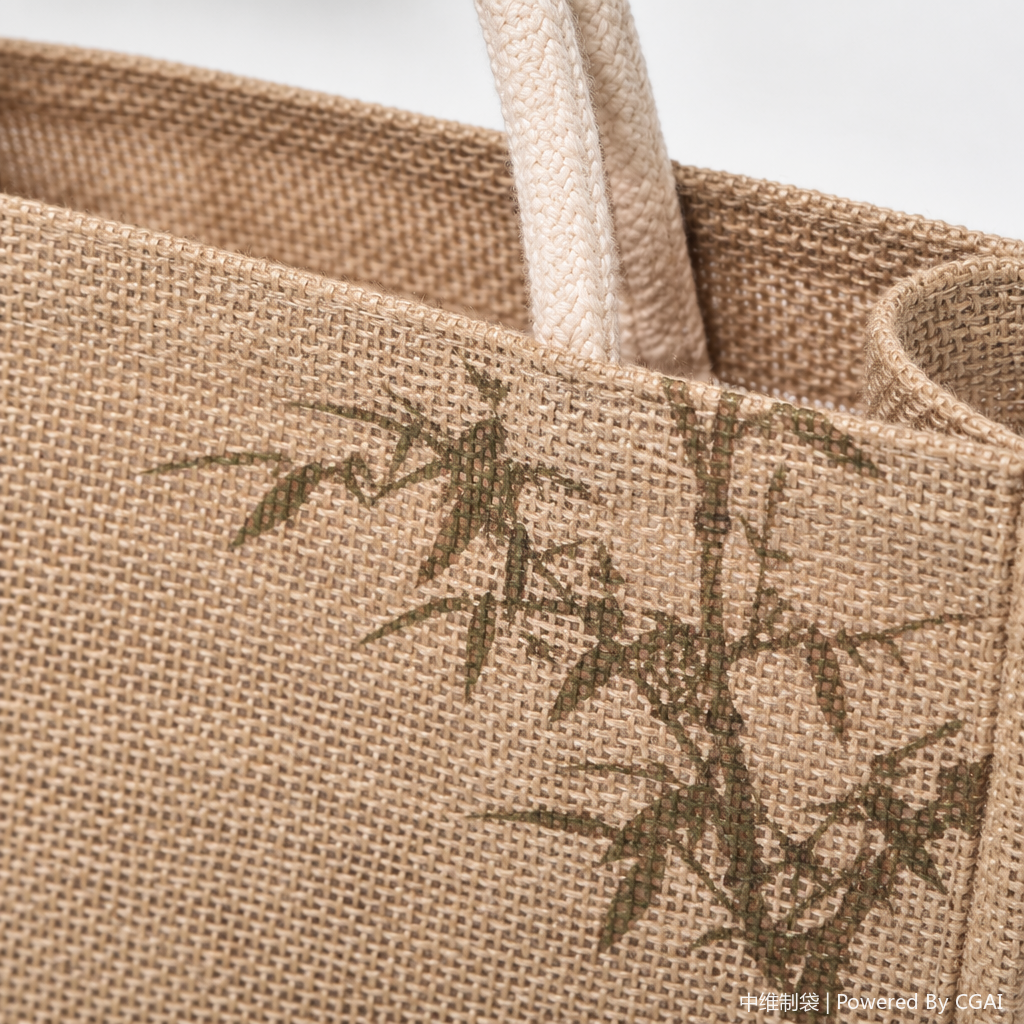 Beige linen bag flood control hand-held drawstring cotton and linen packaging bag, confidential shipment Application Scenario