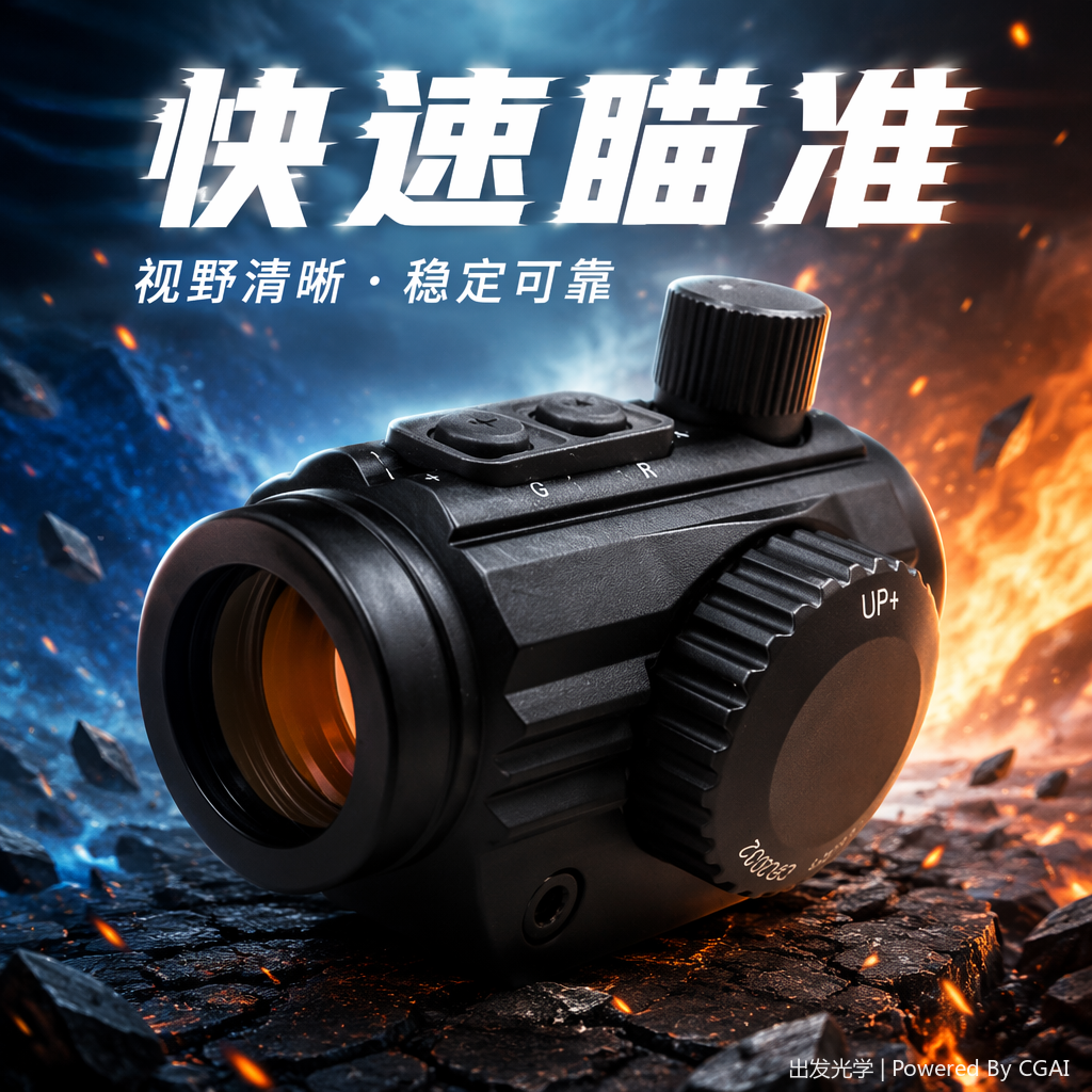 1x clear field of view outdoor high-definition sight, cross-border best-selling optical sight Specification image