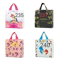 彩色PE透明手提塑料礼品袋 塑料手提袋 多色可选 Item Picture