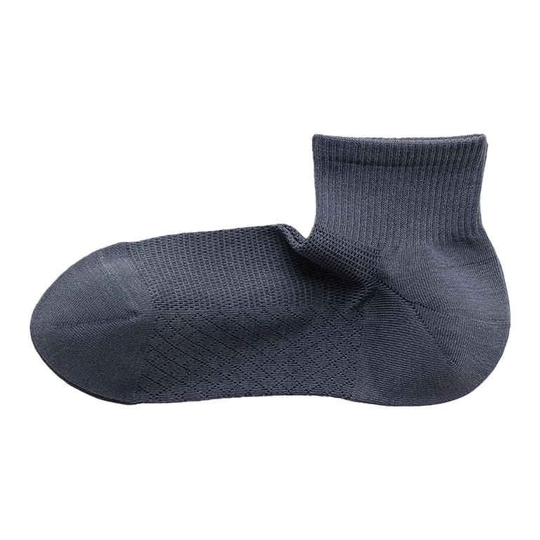 Dark grey invisible boat socks for boys, spring and summer cartoon short socks, disposable socks for men, versatile Item Picture