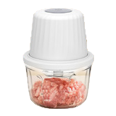 White meat primary processing mixer with transparent glass cup special equipment for mincing meat Item Picture