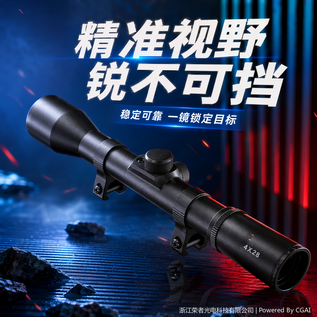 ZIYOUHU Holographic Red Dot Compact Portable single-tube high-magnification high-definition daily waterproof Accessory Sight 4X28