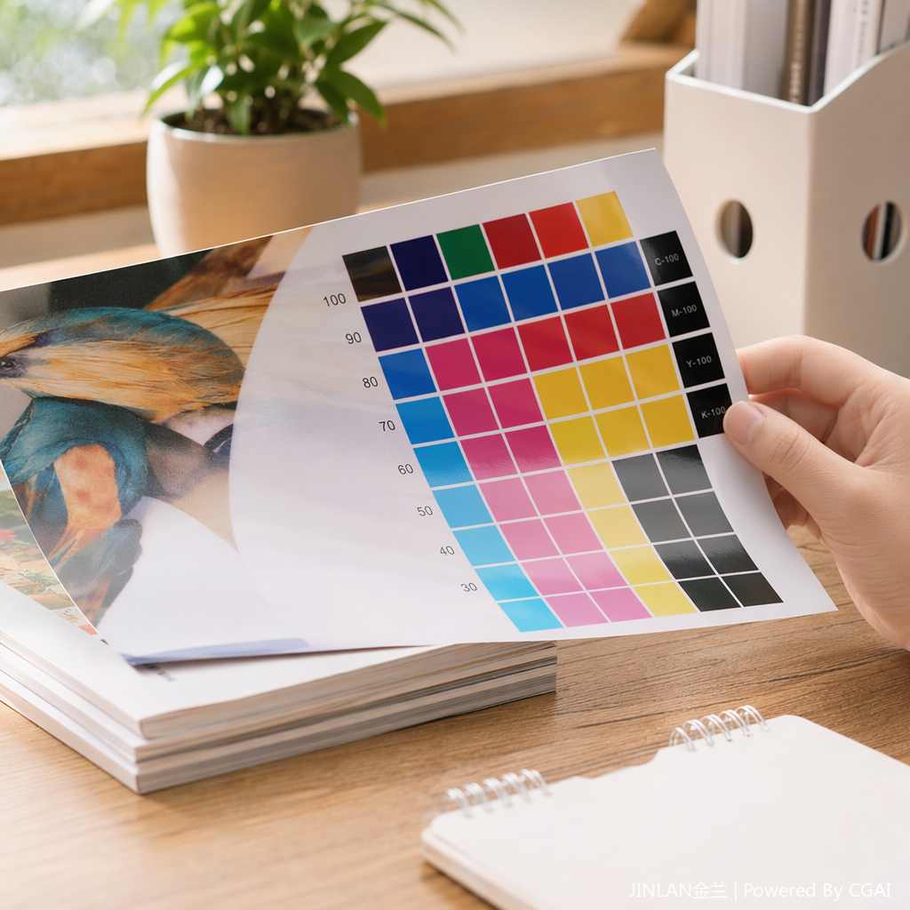 Jinlan 260g RC photo paper A4 High-gloss textured photo paper custom inkjet printing photo paper wholesale 2 details Picture