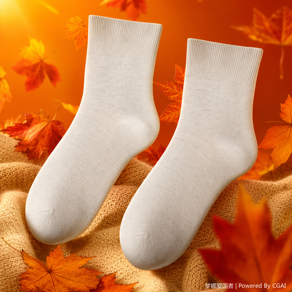 Off-white cotton invisible boat socks for men, children, spring and summer breathable short socks, versatile for one use Specification image