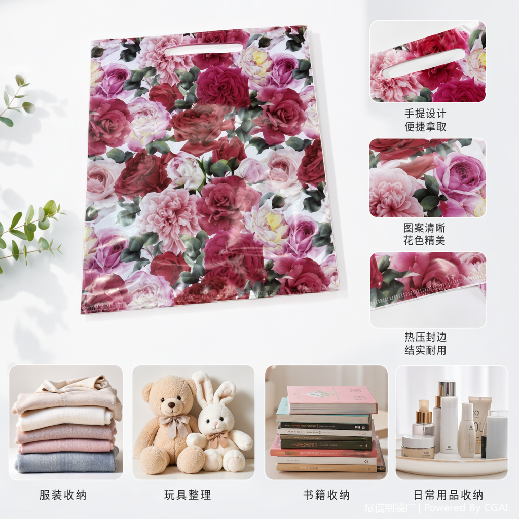 Floral design handbags, gift bags, paper bags Floral design handbags, gift bags, paper bags