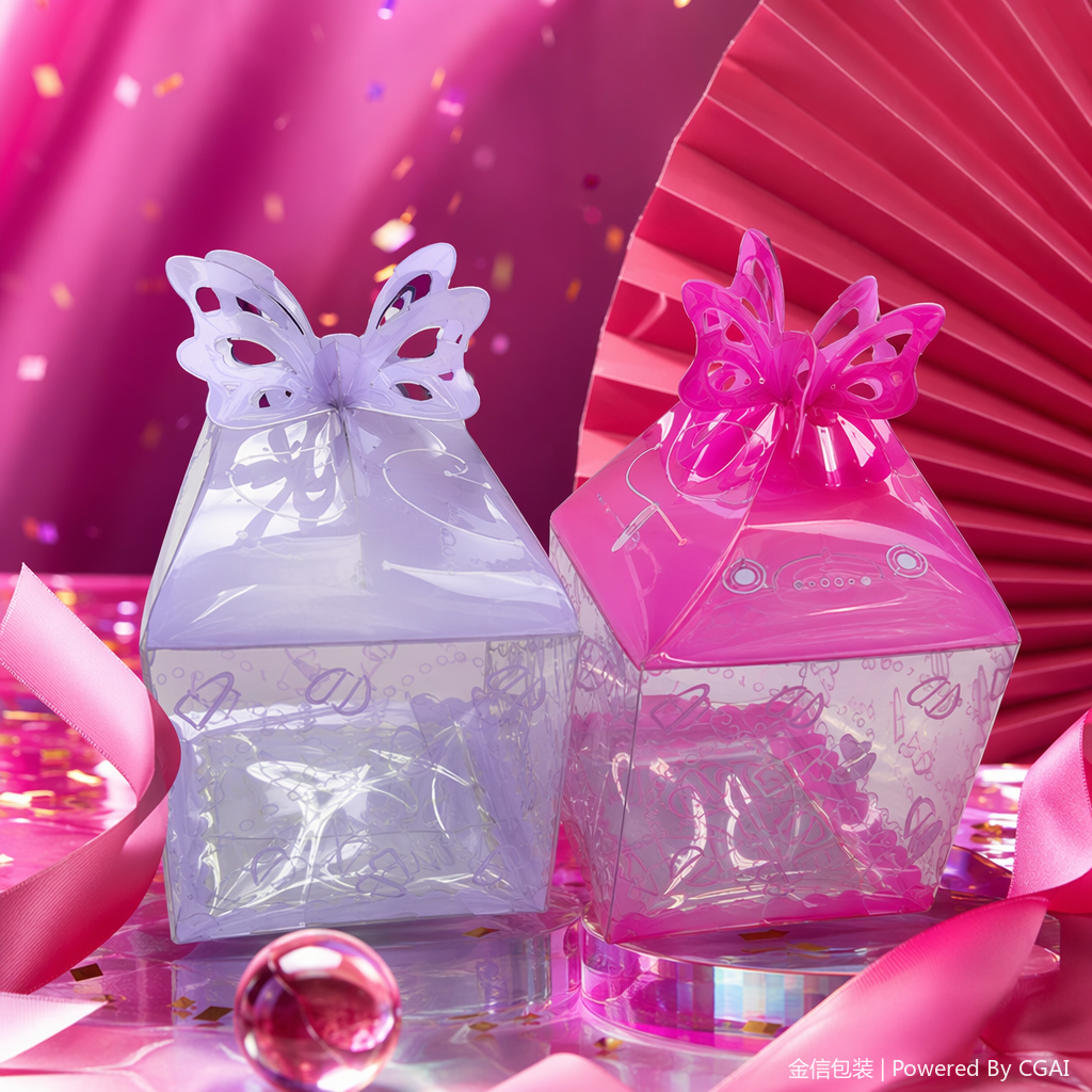 Mugwort hammer comb cooling Patch Baby Beauty Festival Gift box with transparent bow decoration Specification image