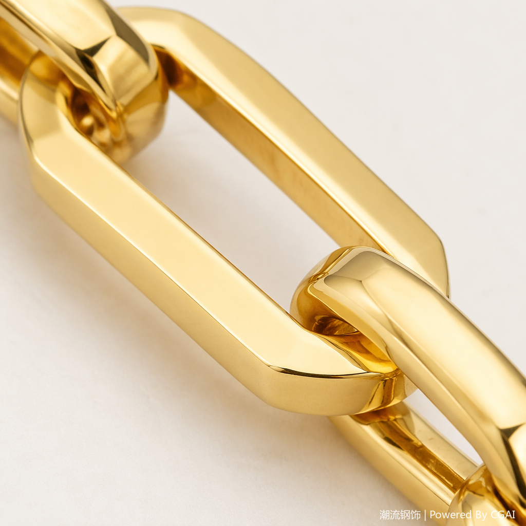 Gold sand gold snake-shaped chain bracelet, white copper silver-plated zinc alloy ladies' jewelry Application Scenario