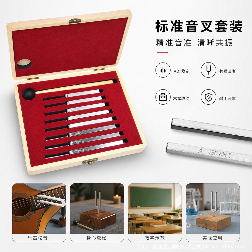 红色绒布木盒念佛机播经机套装含调音叉圣经机沉香木手串圣经机沉香木手串