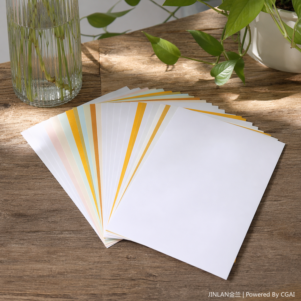 JINLAN Jinlan Pearlescent business Card Paper A4 Pearlescent Photo box Factory Wholesale Printing Paper Promotional Paper 1 details Picture
