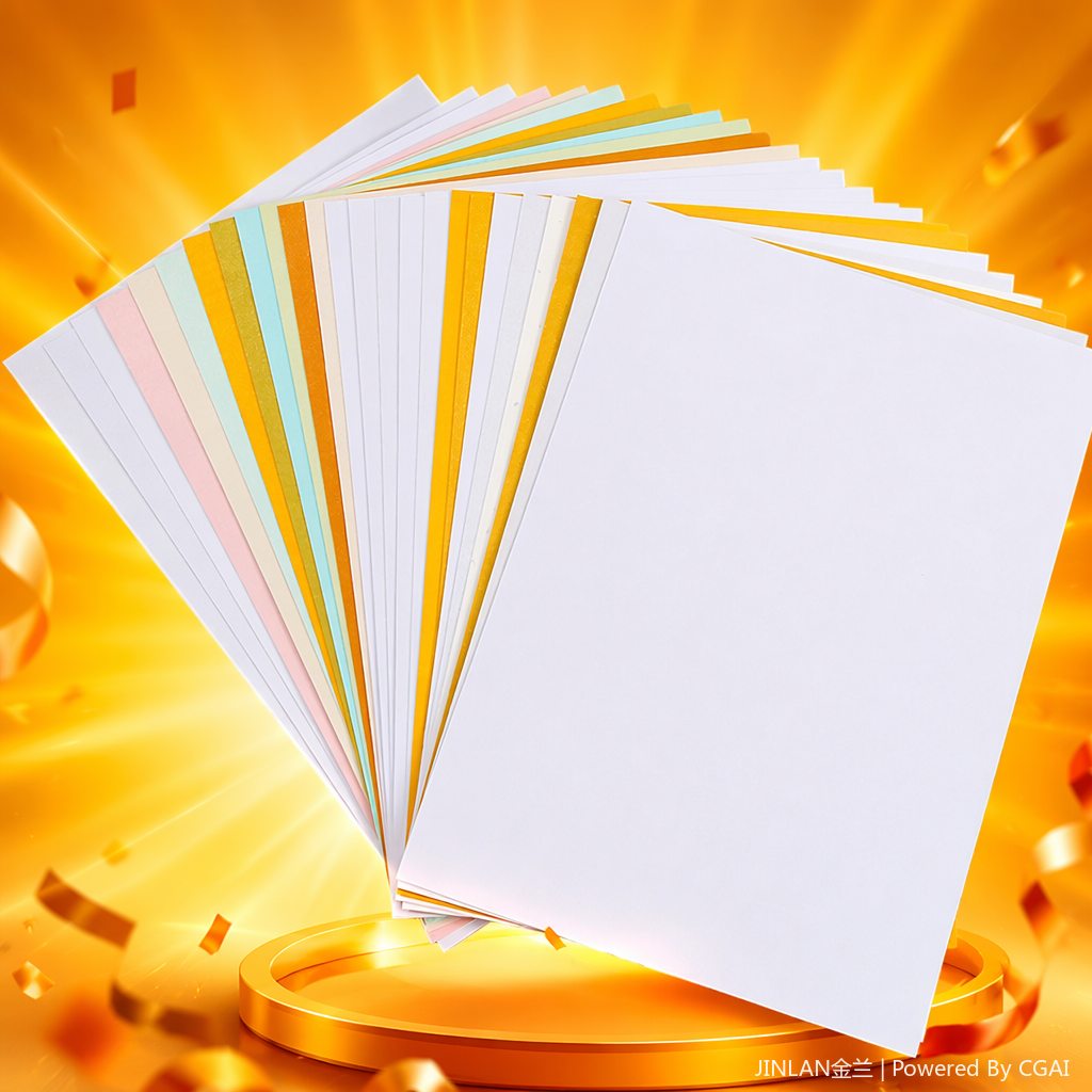 JINLAN Jinlan Pearlescent business Card Paper A4 Pearlescent Photo box Factory Wholesale Printing Paper Promotional Paper 1 Specification image