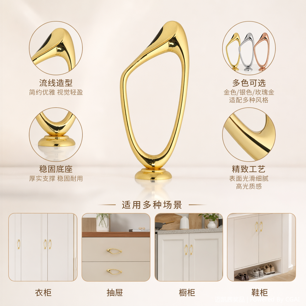 鸿运金色银色铜色水晶奖杯金属篮球奖品礼物