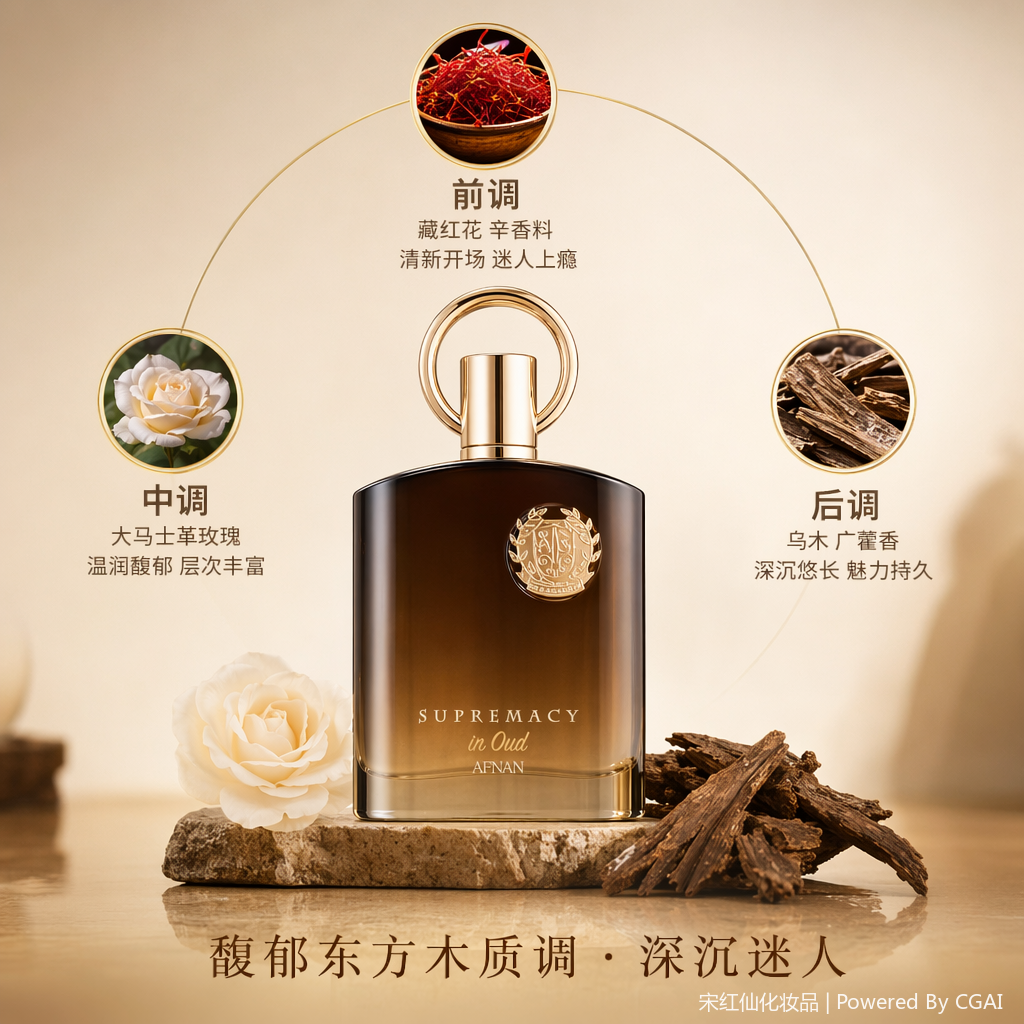 100ml perfume, with an overall luxurious and grand style