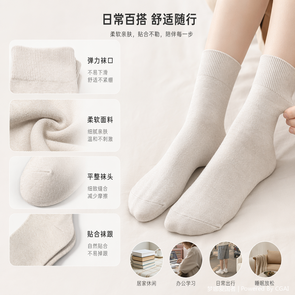 Off-white invisible boat socks for boys spring and summer cartoon short socks, disposable socks for men, versatile