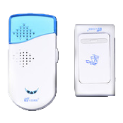 Blue and white striped video doorbell, digital electronic one-button call button, elderly emergency call button Item Picture