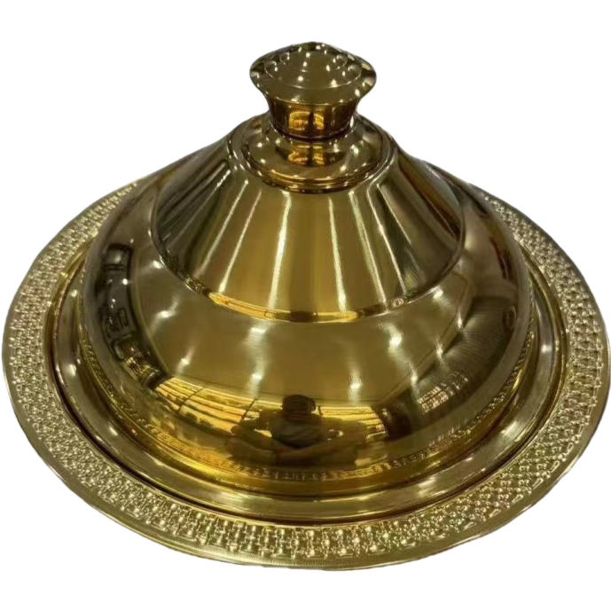 Stainless steel gold simple pot, 40CM Item Picture