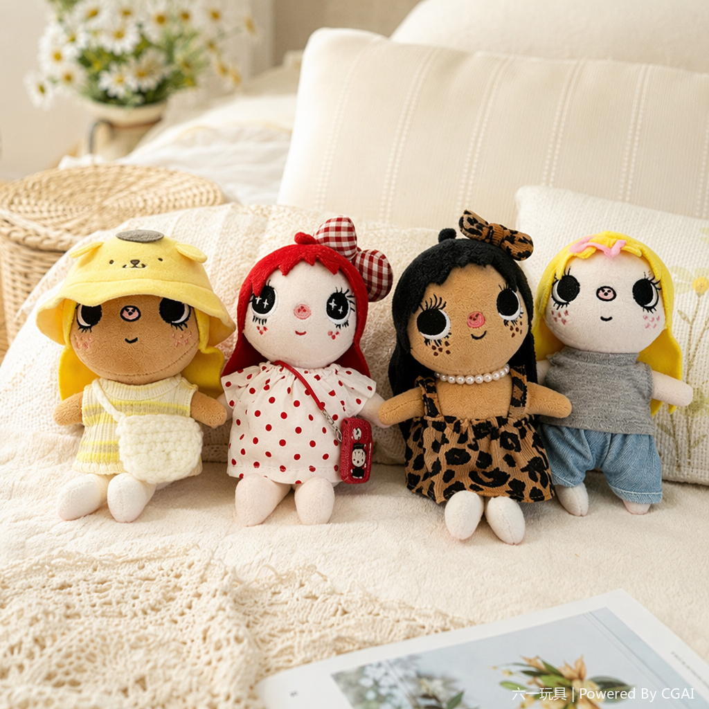 Japanese yuy plush toy pendants, cute cartoon anime LEEQEJ, wholesale of Yuy plush dolls, 1 Qixi Festival gifts, plush dolls, four plush toys, plush dolls details Picture