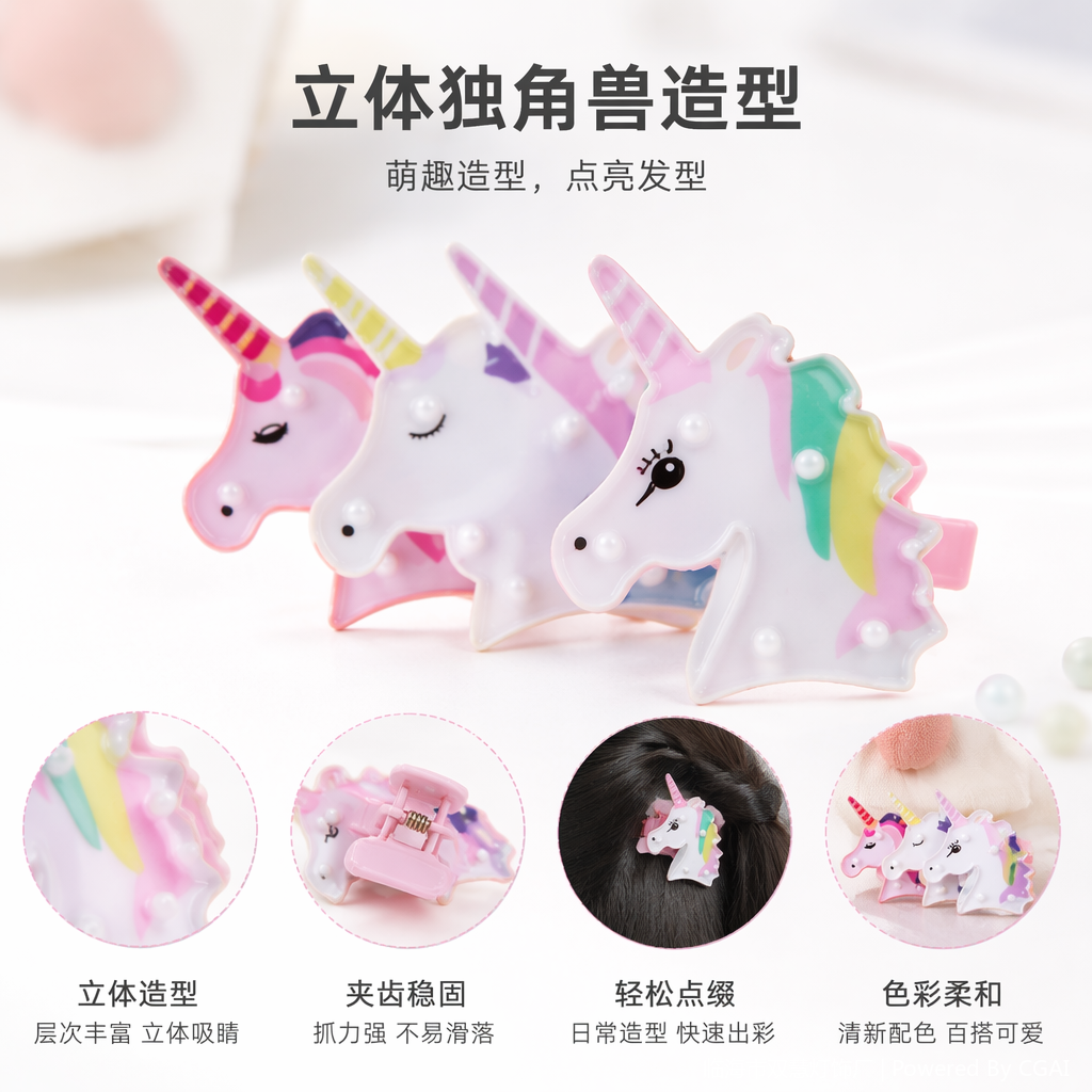 彩色独角兽仿生蝴蝶工艺装饰灯 宿舍摆摊桌子灯