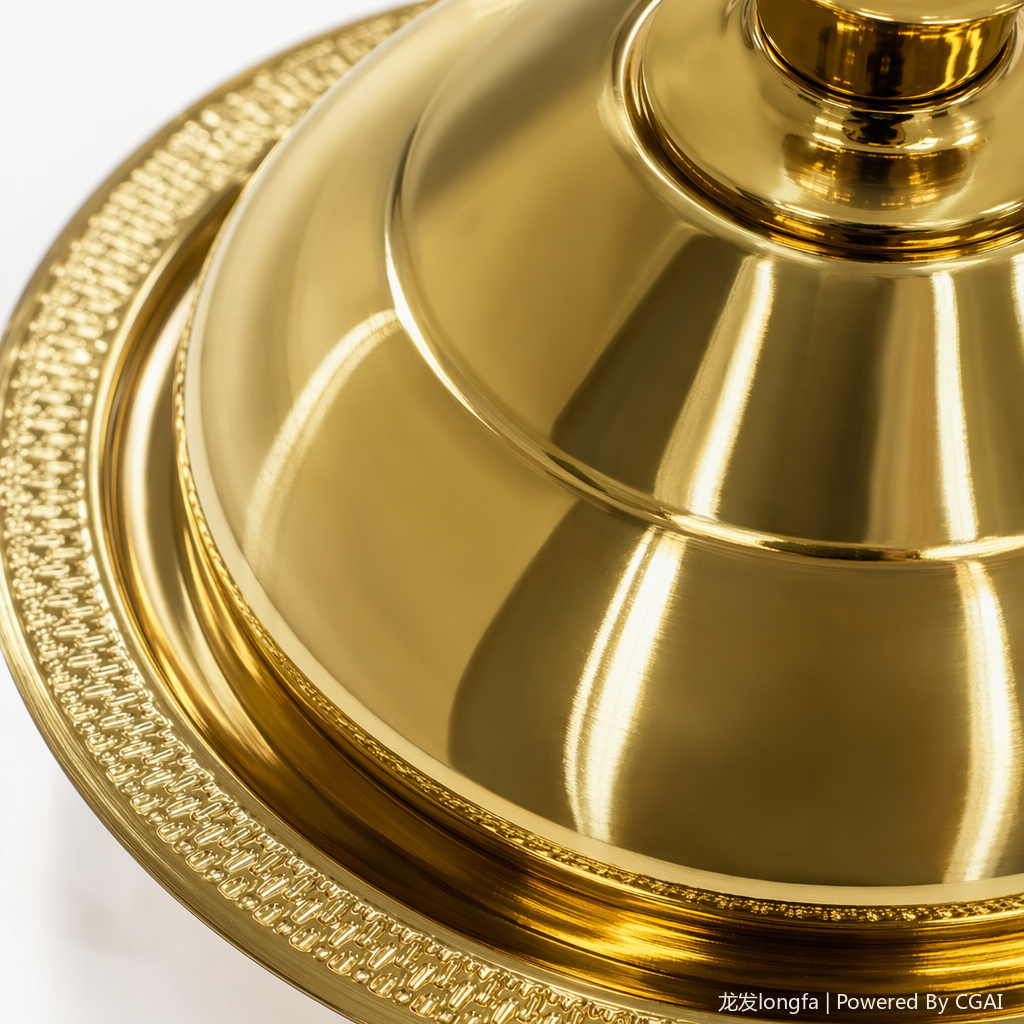 Stainless steel gold simple pot, 48CM Application Scenario