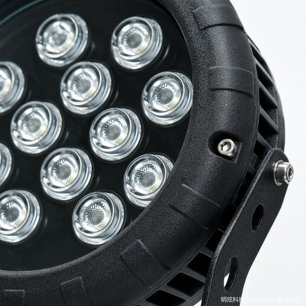Yaming Qiaotai Technology Black LED solar starry Sky Floodlight DC Application Scenario