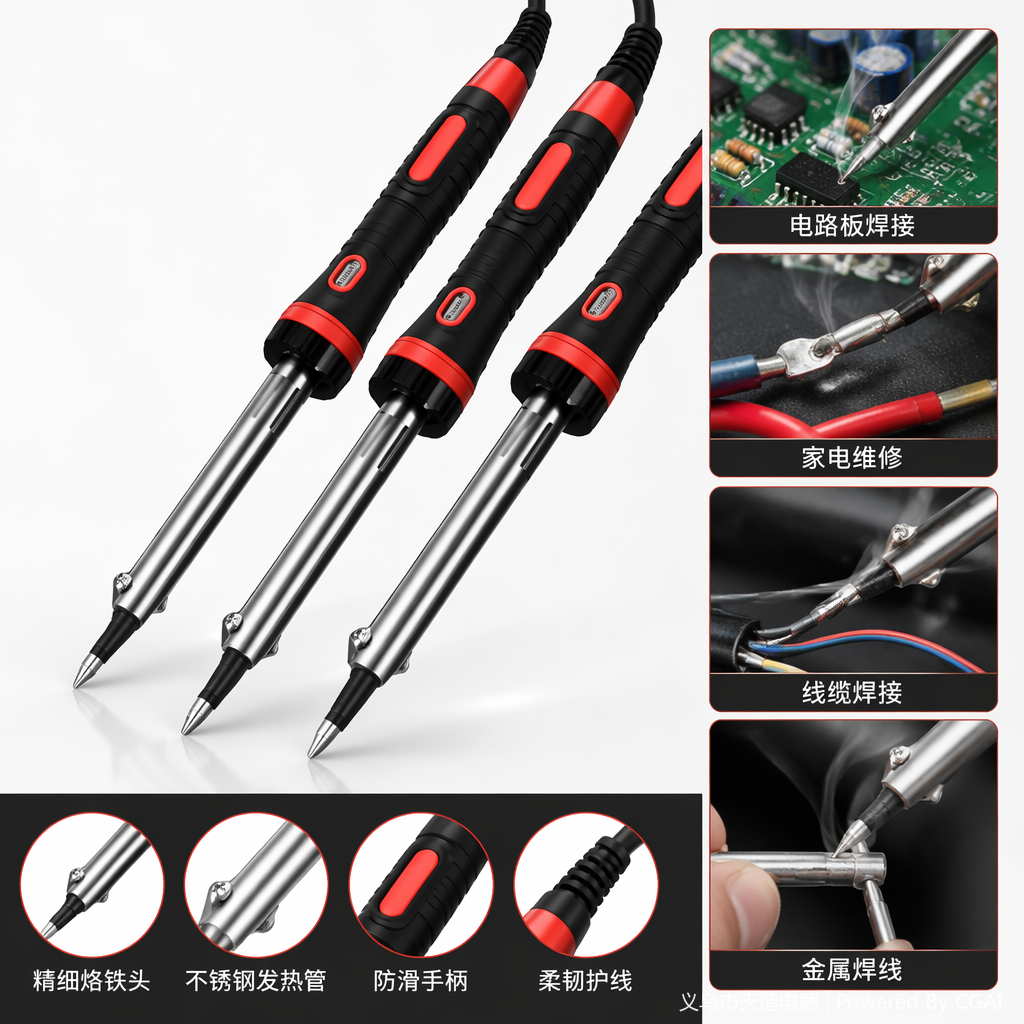 Black soldering iron, 150W household electric soldering iron, soldering gun, electrician's tool