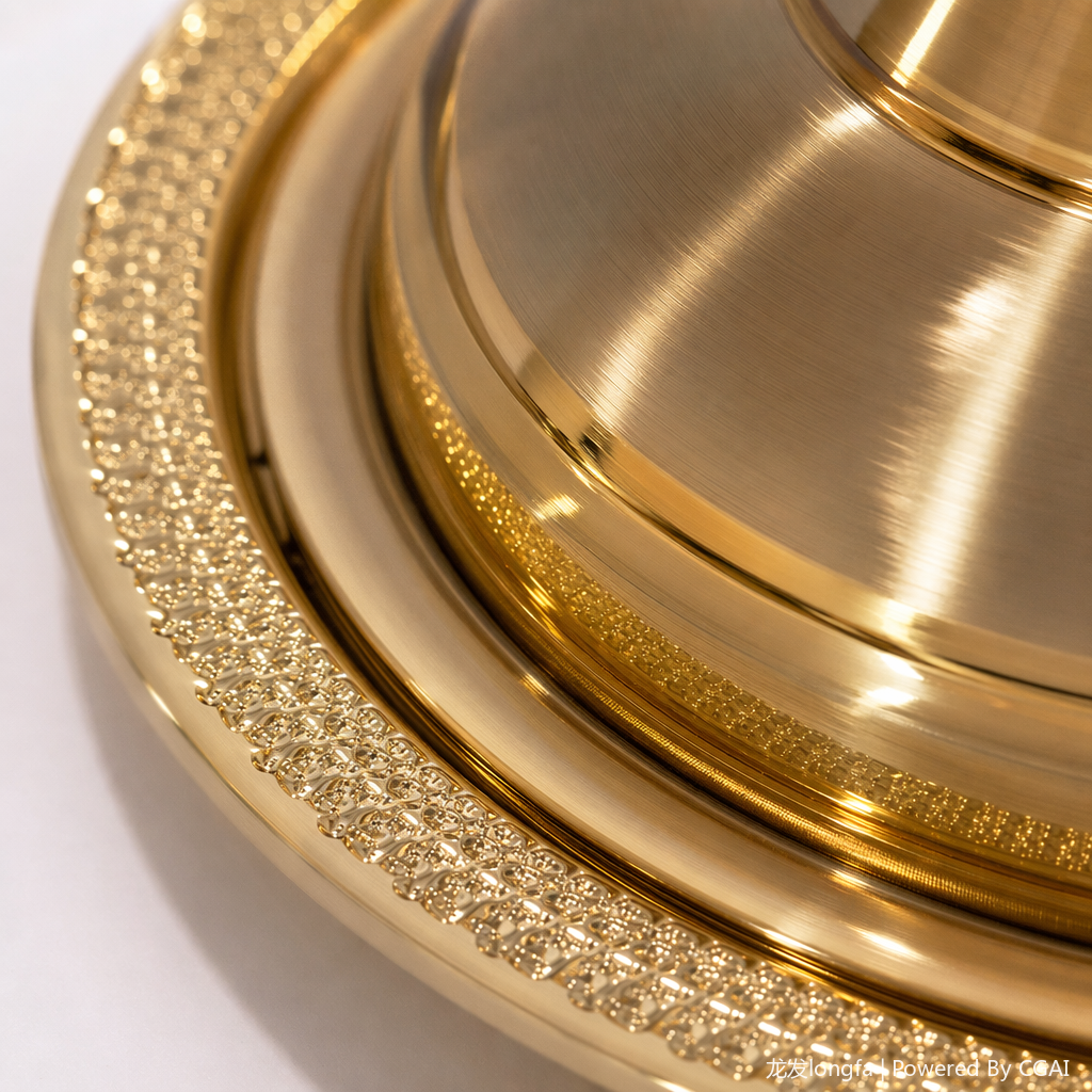 Stainless steel gold simple pot, 40CM Application Scenario