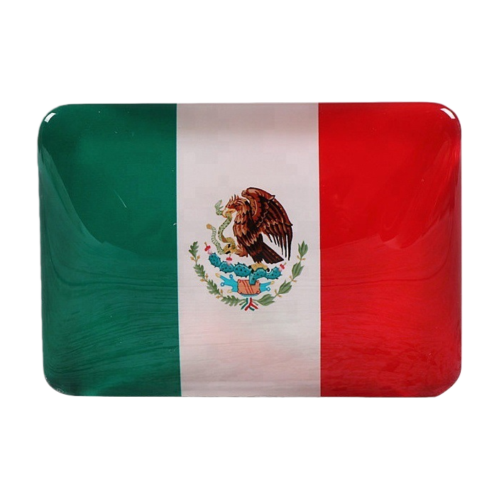 Colorful Mexican flag fridge magnets, magnetic stickers, cultural and creative fridge magnets Item Picture