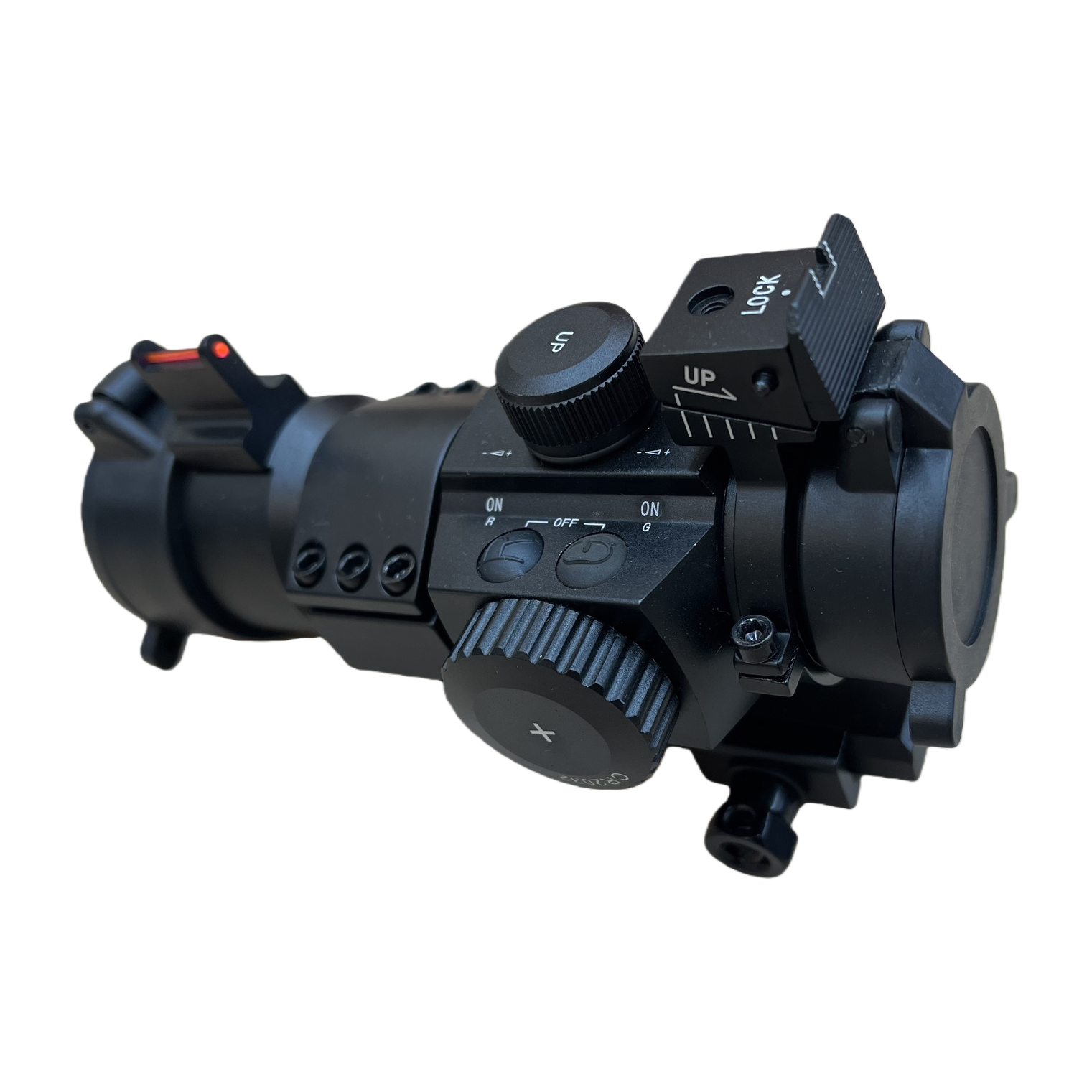 Free Tiger Black Red Dot Sight, waterproof and anti-fog, compatible tactical rail, all-metal material, holographic red dot outdoor shooting accessory, variable magnification 5413 Item Picture