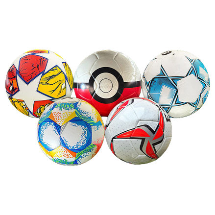 كرة القدم المطاطية الملونة الأسود والأبيض Item Picture