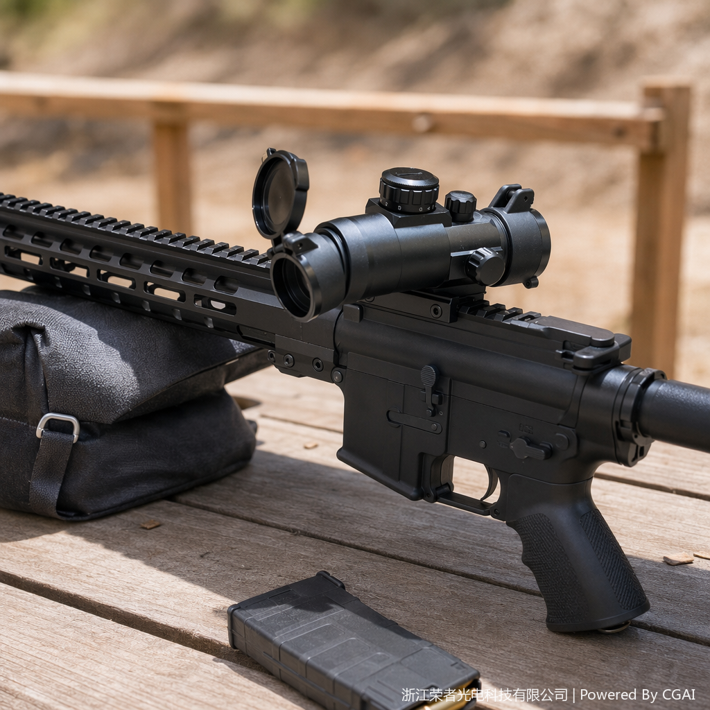 Free Tiger Black Red Dot Sight, waterproof and anti-fog, compatible tactical rail, all-metal material, holographic red dot outdoor shooting accessory 2x40RD details Picture