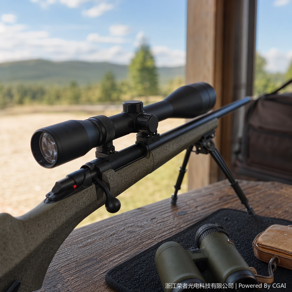 Free Tiger Black Red Dot Sight, waterproof and anti-fog, tactical rail, all-metal material, holographic red dot outdoor shooting accessory, variable magnification 3-9X40102739181 details Picture