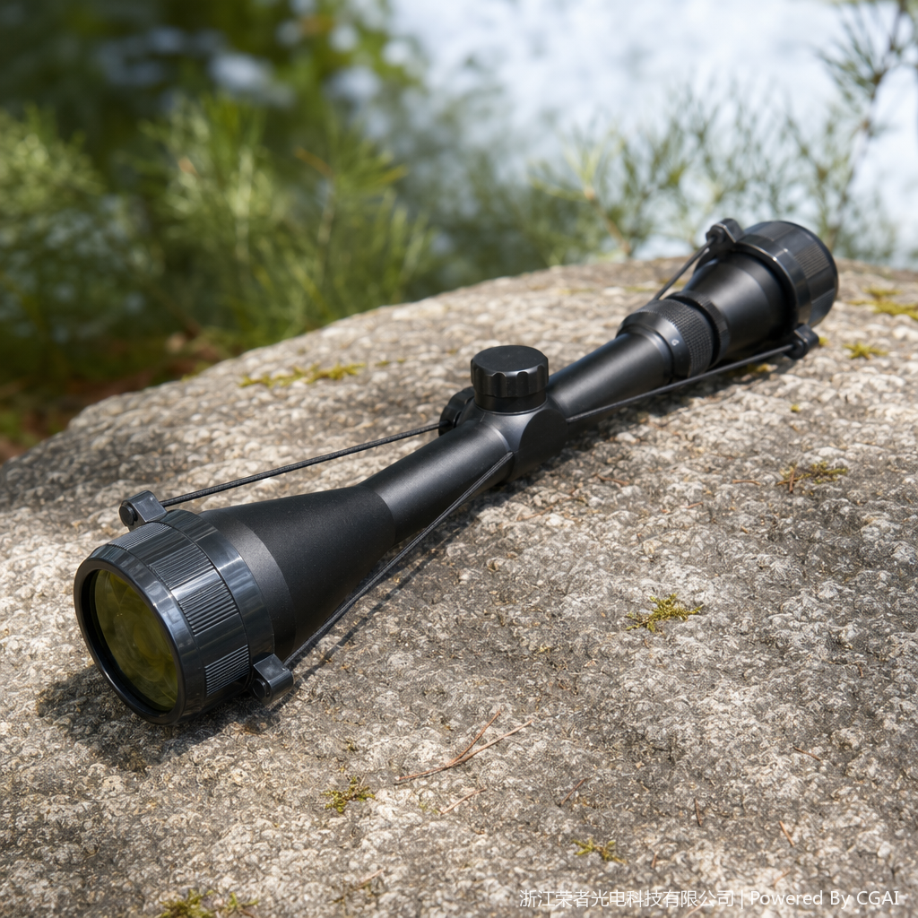 Free Tiger Black Red Dot Sight, waterproof and anti-fog, tactical rail, all-metal material, holographic red dot outdoor shooting accessory, variable magnification 3-9X40 details Picture