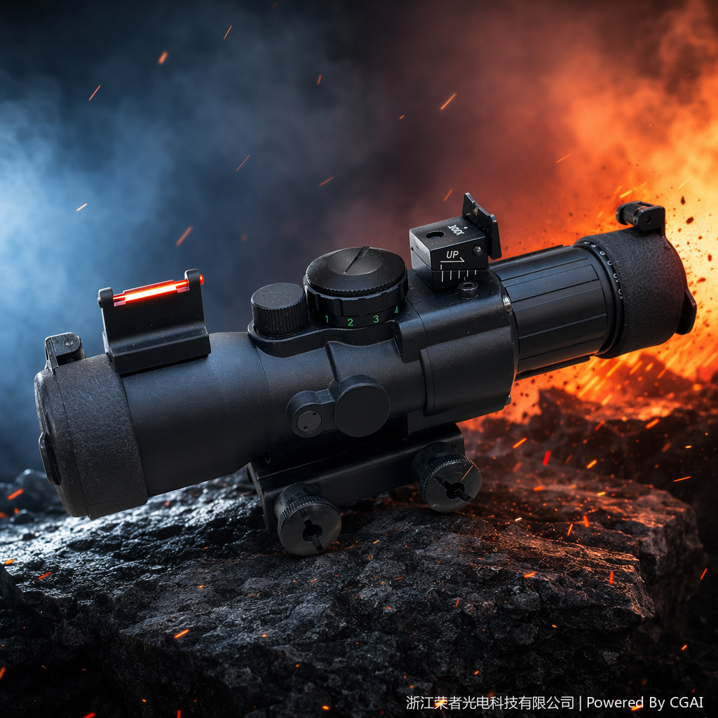 Free Tiger Black Red Dot Sight, waterproof and anti-fog, compatible tactical rail, all-metal material, holographic Red dot outdoor shooting accessory 8311 Specification image