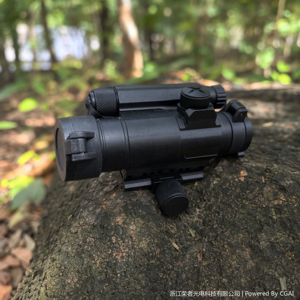Black tactical scope and other package accessories details Picture