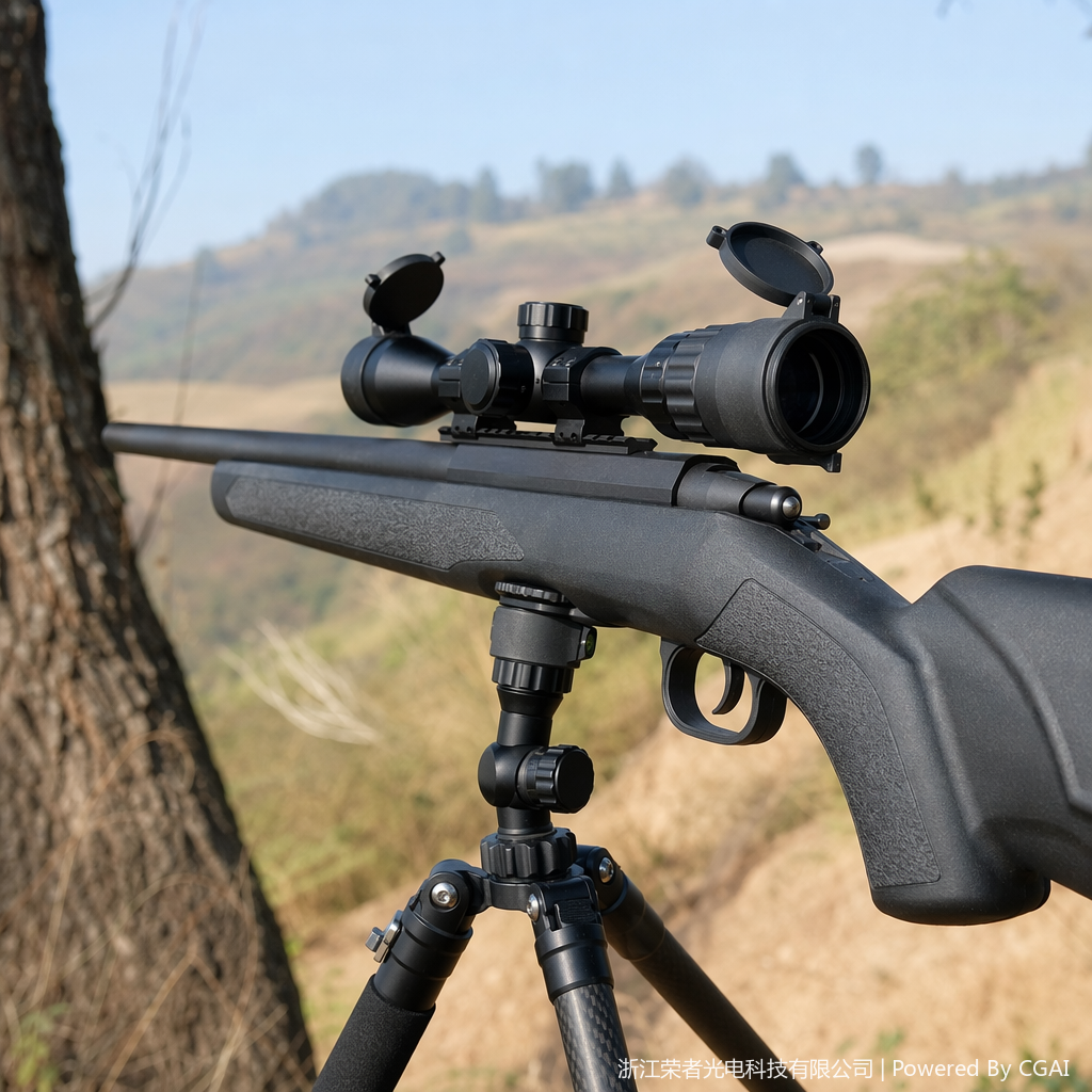 Free Tiger Black Red Dot Sight, waterproof and anti-fog compatible tactical rail, all-metal material holographic Red dot outdoor shooting accessory 2-6X32 AOEG details Picture