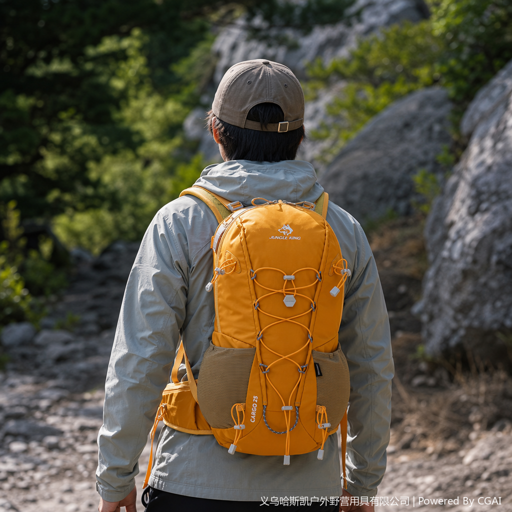 JUNGLE KING CARGO 25 Wilderness Hiking Backpack 25L Lightweight Mountaineering Bag Water-Resistant and Wear-resistant Outdoor Camping Backpack details Picture