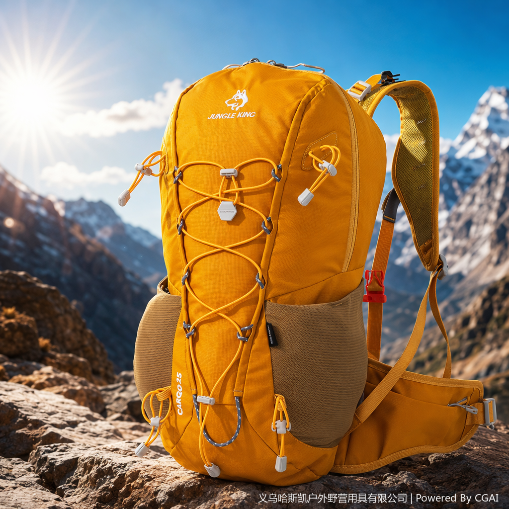 JUNGLE KING CARGO 25 Wilderness Hiking Backpack 25L Lightweight Mountaineering Bag Water-Resistant and Wear-resistant Outdoor Camping Backpack Specification image