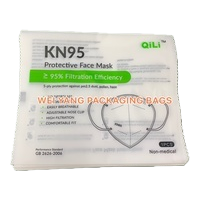 White KN95 protective mask, patterned plastic food bag, aluminum foil vacuum dog food packaging bag with discharge port Item Picture