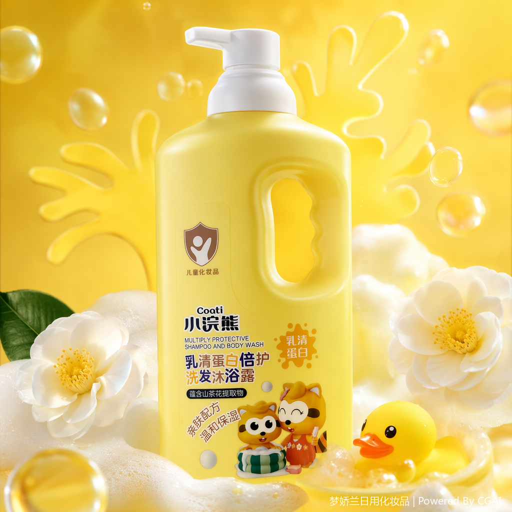 Xiaohuan Bear Infant Whey Protein Double Care Shampoo and Body Wash Specification image