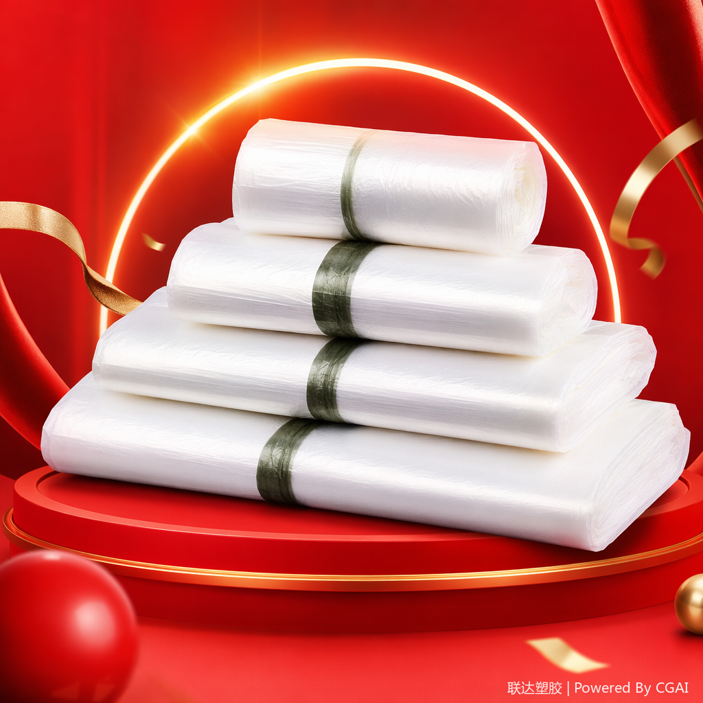 Other plastic film bags, food-grade sealed preservation bags, roll self-sealing bags, household kitchen storage bags Specification image