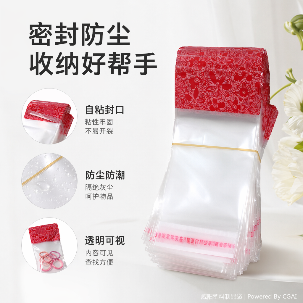 Other plastic films, transparent PE material waterproof and dustproof packaging roll films