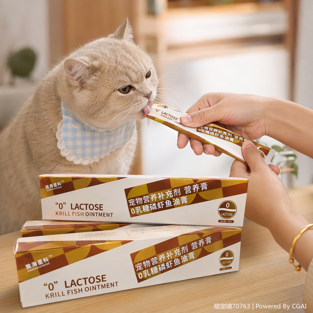 The original factory of pet health products provides OEM services for cross-border best-selling soft chewable cream, pet nutrition health products, krill fish oil nutrition cream, and pet probiotics