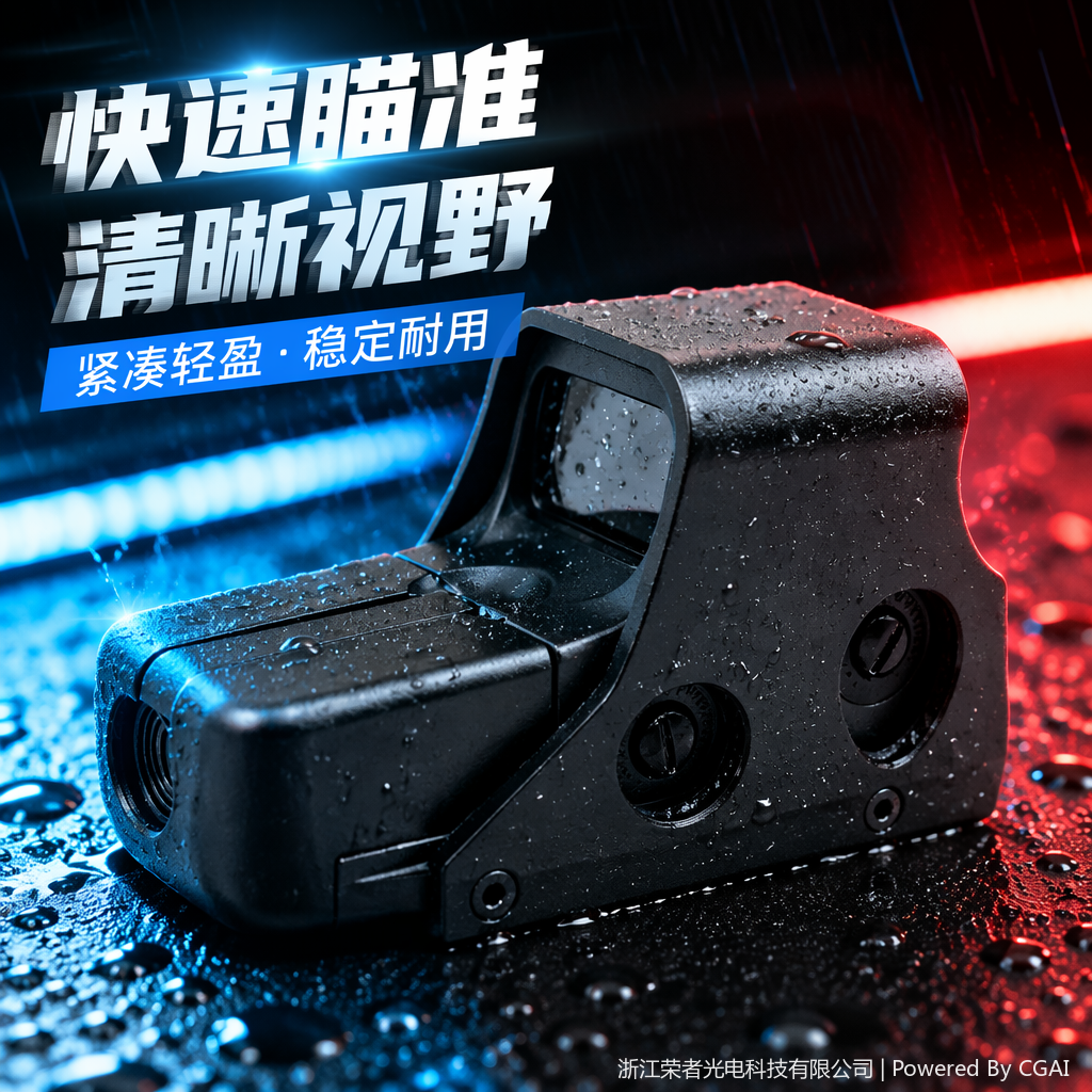 Free Tiger Holographic Red Dot Outdoor Daily Waterproof Metal Guide Rail Accessories 553 Specification image